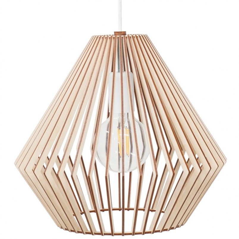 Lampa wisząca Diamond ze sklejki | PlyStudio - Skandynawski Design
