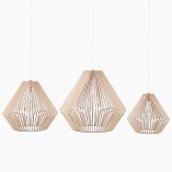 Lampa wisząca Diamond | Sklejka, geometria | PlyStudio
