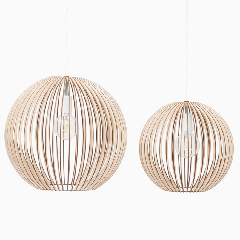 Lampa wisząca Boola z drewna - Sklep PlyStudio