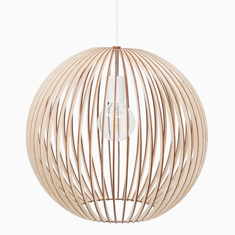 Lampa wisząca Boola z drewna - Sklep PlyStudio