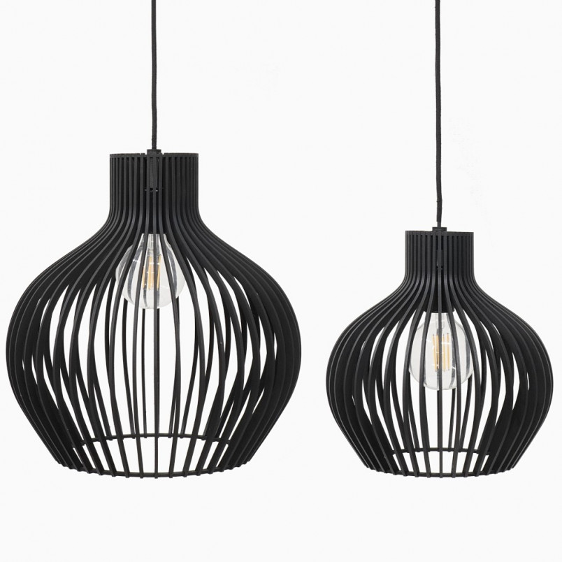 Lampa wisząca czarna Graal 40cm | PlyStudio - Sklep z lampami