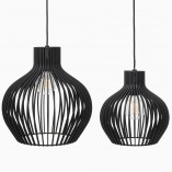 Lampa wisząca czarna Graal 40cm | PlyStudio - Sklep z lampami