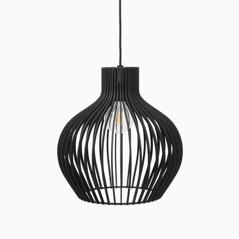 Lampa wisząca czarna Graal 40cm | PlyStudio - Sklep z lampami