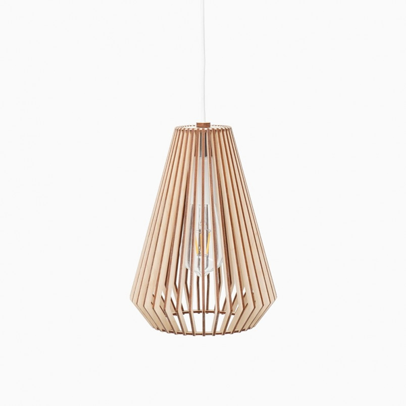 Lampa wisząca Aztec z drewna - PLYstudio | Skandynawski design