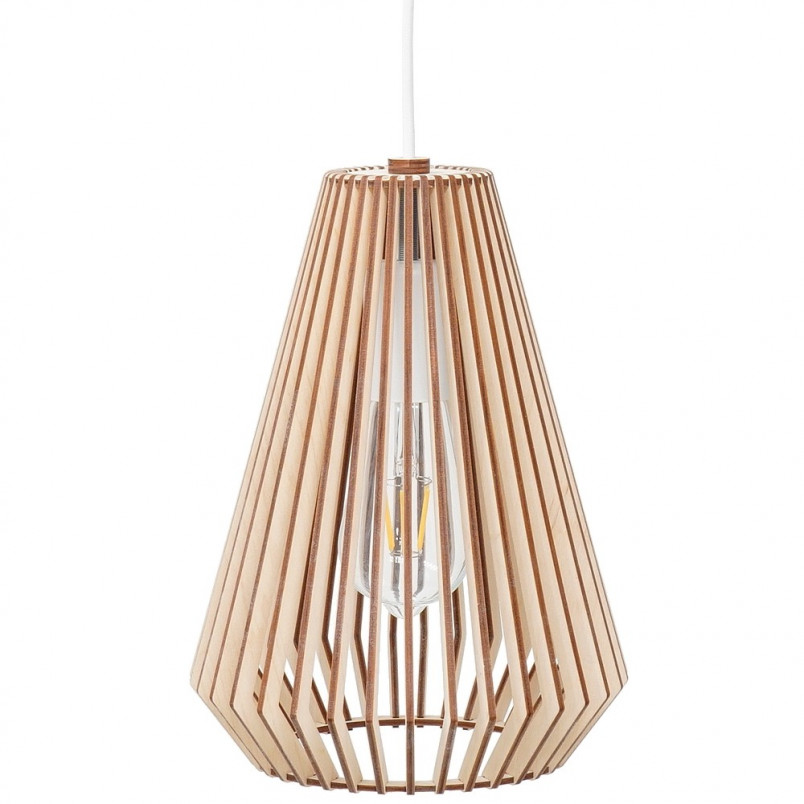 Lampa wisząca Aztec z drewna - PLYstudio | Skandynawski design