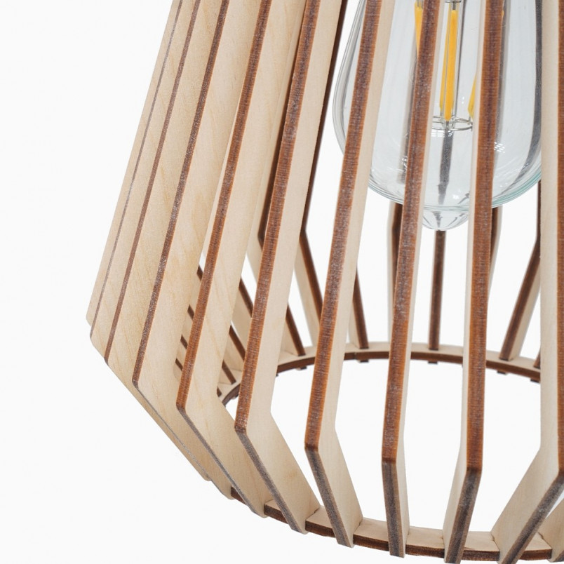 Lampa wisząca Aztec z drewna - PLYstudio | Skandynawski design