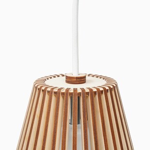Lampa wisząca Aztec z drewna - PLYstudio | Skandynawski design