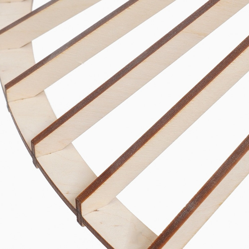 Lampa wisząca drewniana Nonla 50cm | PlyStudio