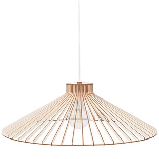 Płaska lampa ze sklejki wisząca Nonla 65cm PLYstudio