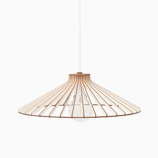 Lampa wisząca Nonla 45cm z drewna - Sklep PLYstudio