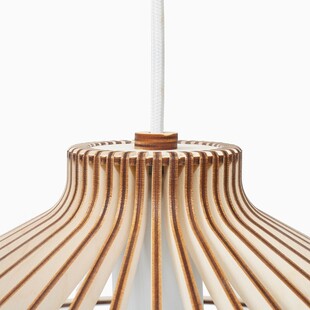 Lampa wisząca Nonla 45cm z drewna - Sklep PLYstudio