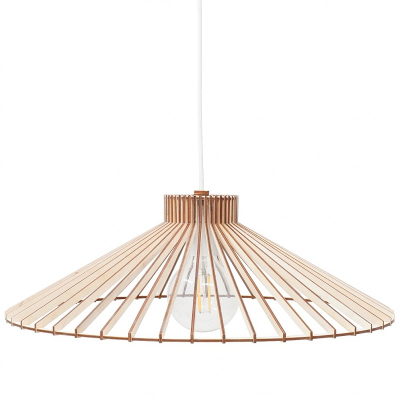 Lampa wisząca drewniana Nonla 50cm | PlyStudio