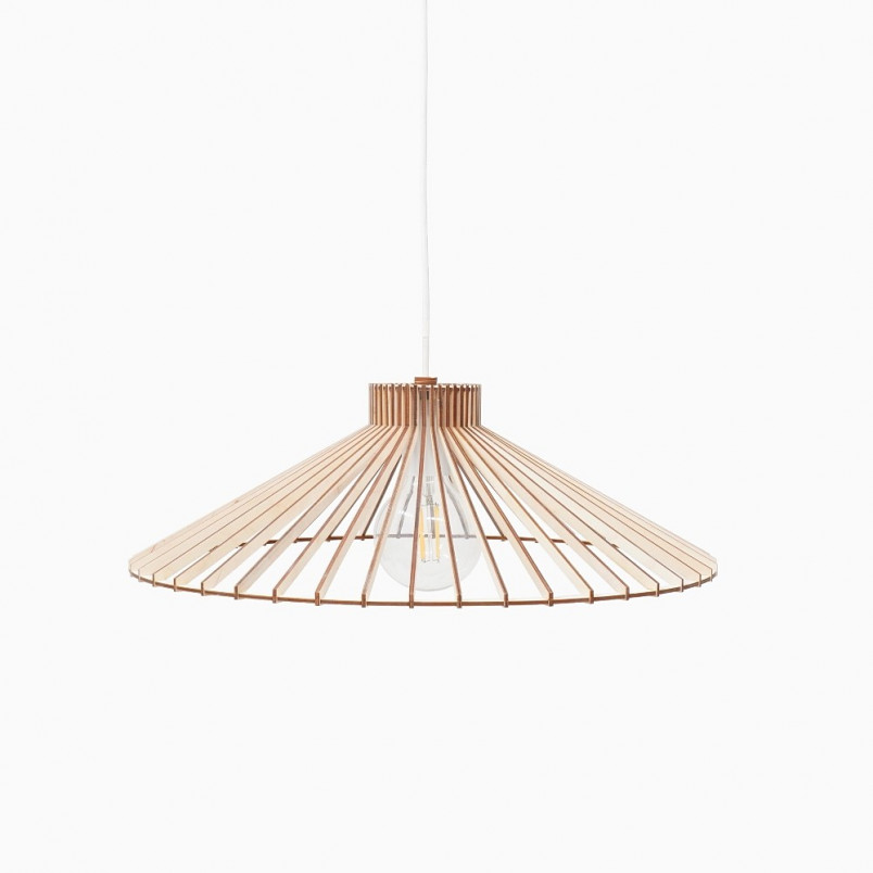 Lampa wisząca drewniana Nonla 50cm | PlyStudio