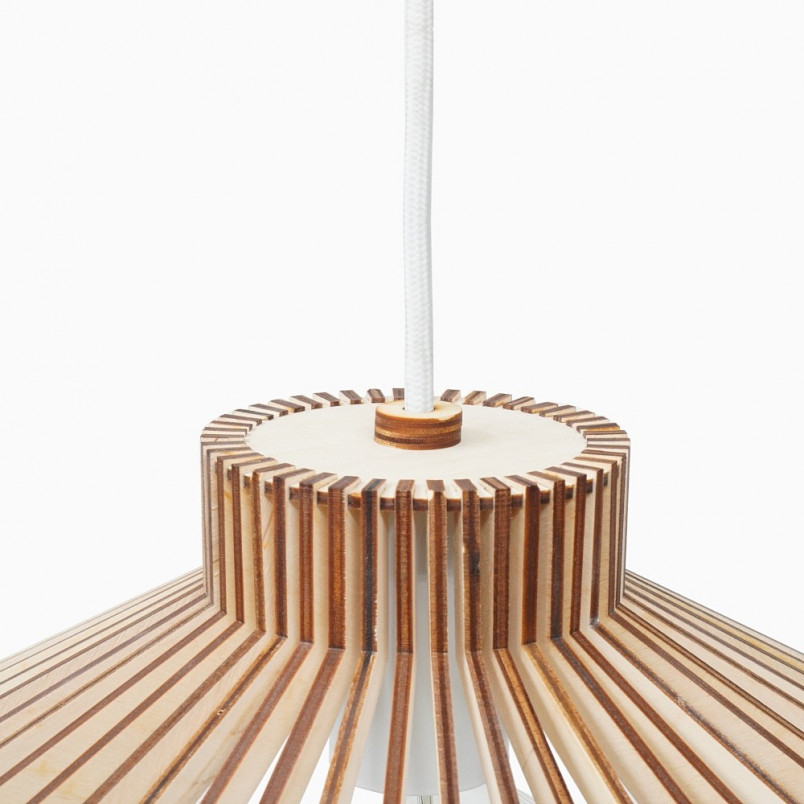 Lampa wisząca drewniana Nonla 50cm | PlyStudio