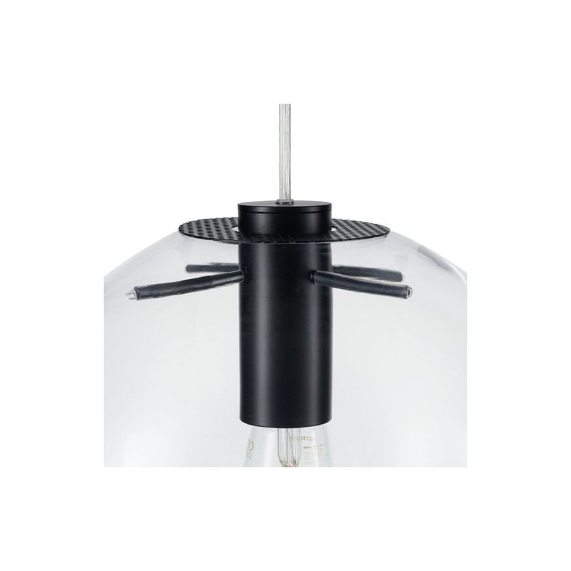 Lampa wisząca Tonda - szklana kula designerska | Step