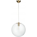 Lampa wisząca Tonda - szklana kula, design Step | Kup online