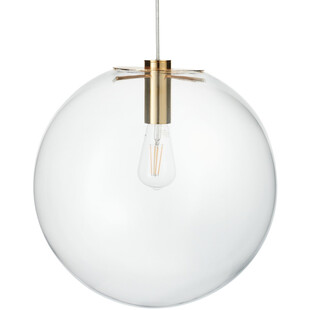 Lampa wisząca Tonda - szklana kula, design Step | Kup online