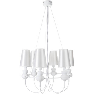 Żyrandol wiszący designerski Queen 6 25cm biały Step Into Design