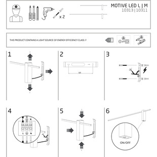 Kinkiet LED Motive - Nowoczesny Design | Nowodvorski