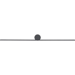 Kinkiet podłużny minimalistyczny Spin LED 66cm czarny Nowodvorski