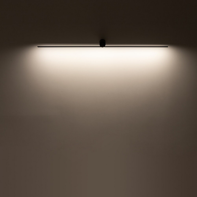 Kinkiet LED Spin czarny Nowodvorski | Minimalistyczny design