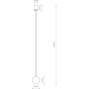 Lampa Wisząca Karo - Szkło Białe 16cm | Nowodvorski