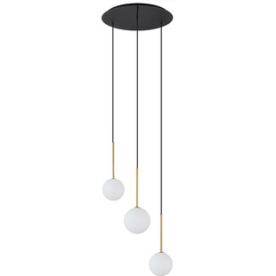 Lampa wisząca Karo III - 3 szklane kule, biała | Nowodvorski