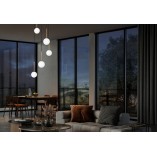 Lampa wisząca Karo V - szklane kule białe | Nowodvorski