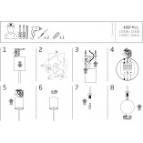 Lampa Sufitowa Kula | Nowodvorski | Biało-Złota 16cm