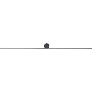 Kinkiet LED czarny Nowodvorski Spin - Minimalistyczny design