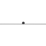 Kinkiet LED czarny Nowodvorski Spin - Minimalistyczny design