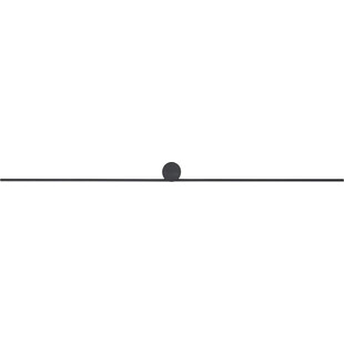 Kinkiet podłużny minimalistyczny Spin LED 120cm czarny Nowodvorski