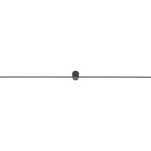 Kinkiet podłużny minimalistyczny Spin LED 120cm czarny Nowodvorski