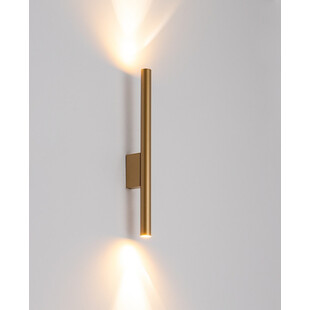 Kinkiet Złoty Nowodvorski Laser 40cm | Minimalizm i Glamour