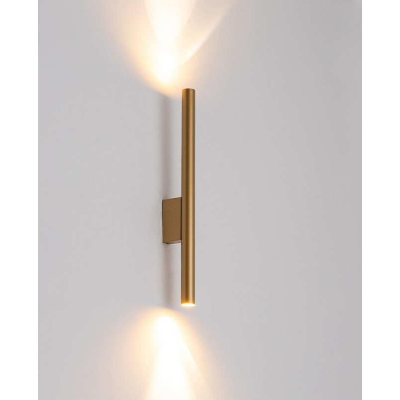 Kinkiet Złoty Nowodvorski Laser 40cm | Minimalizm i Glamour