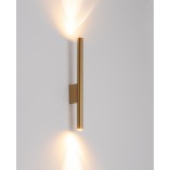 Kinkiet Złoty Nowodvorski Laser 40cm | Minimalizm i Glamour
