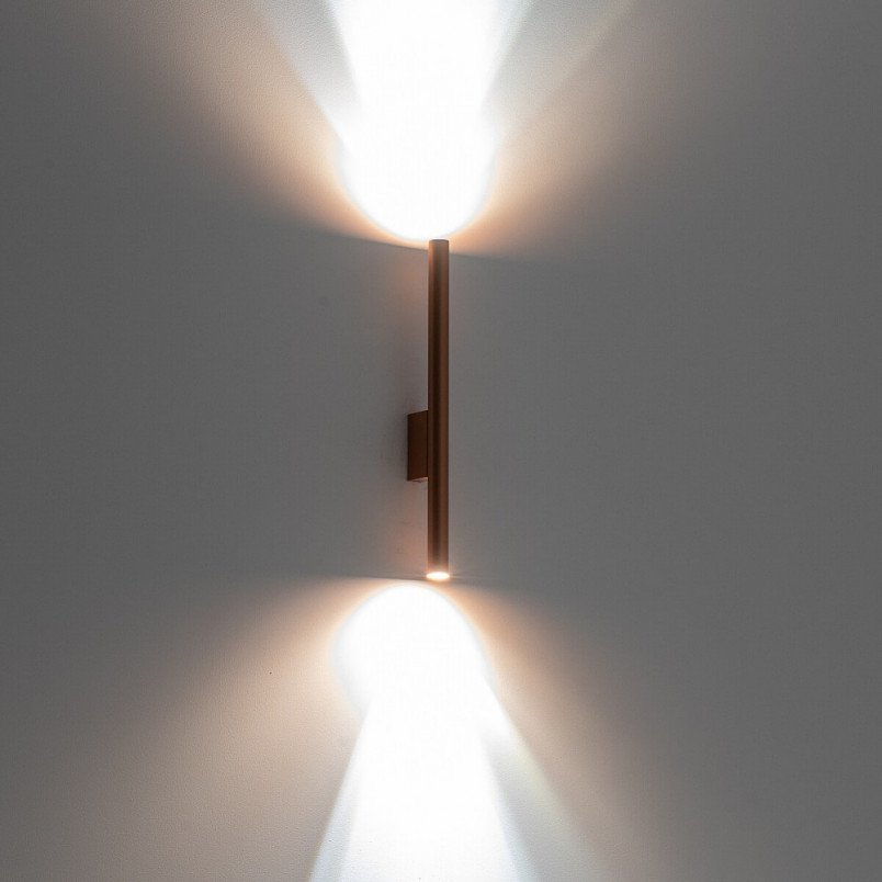 Kinkiet miedziany Nowodvorski Laser 40cm - Minimalizm i styl