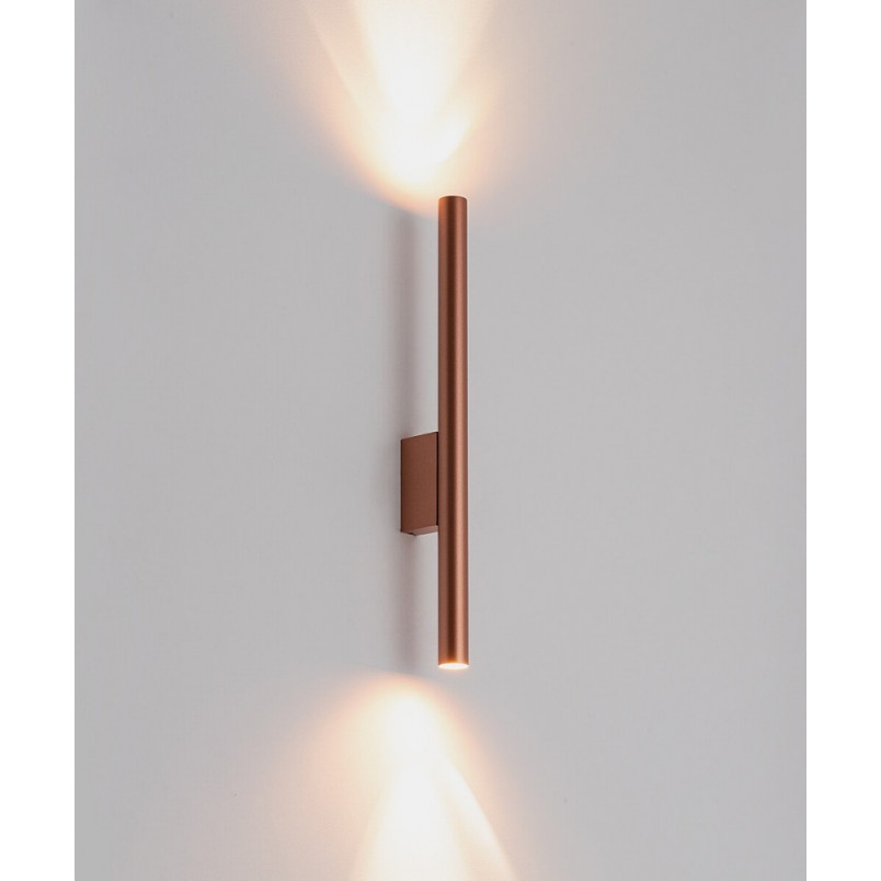 Kinkiet miedziany Nowodvorski Laser 40cm - Minimalizm i styl