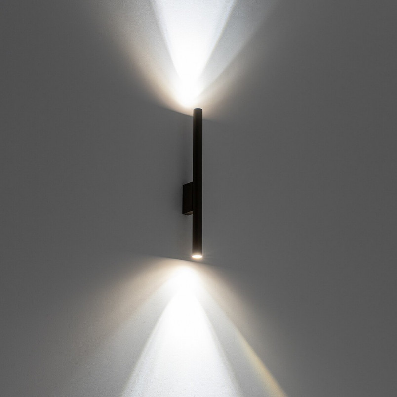 Kinkiet minimalistyczny tuba Laser 40cm brązowy - Nowodvorski