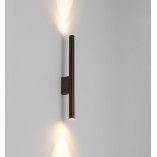 Kinkiet minimalistyczny tuba Laser 40cm brązowy - Nowodvorski