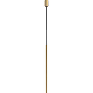 Lampa wisząca tuba Laser 2,5cm H75cm złota Nowodvorski