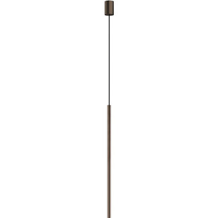 Lampa wisząca tuba Laser 2,5cm H75cm brązowa Nowodvorski