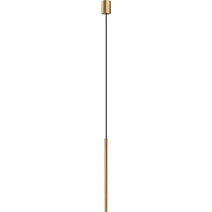 Lampa wisząca tuba Laser 2,5cm H49cm złota Nowodvorski