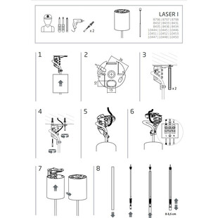 Lampa Wisząca Złota Tuba Laser Nowodvorski - Elegancki Design