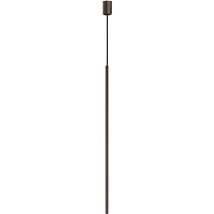 Lampa wisząca tuba Laser 2,5cm H100cm brązowa Nowodvorski