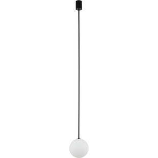 Lampa sufitowa szklana kula Kier 16cm biało-czarna Nowodvorski