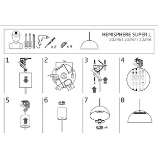 Lampa wisząca Hemisphere brązowa | Nowodvorski - Salon Lamp