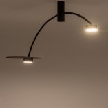 Lampa sufitowa Loft Heft | Nowodvorski - Ciemne drewno