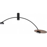 Lampa sufitowa Loft Heft | Nowodvorski - Ciemne drewno