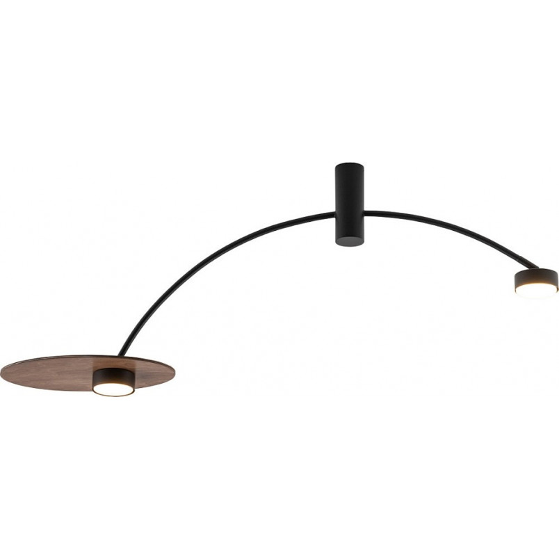 Lampa sufitowa Loft Heft | Nowodvorski - Ciemne drewno